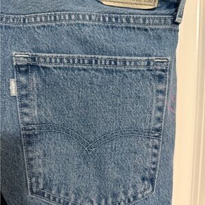 Vintage Silver tab Jeans Blue Straight Denim